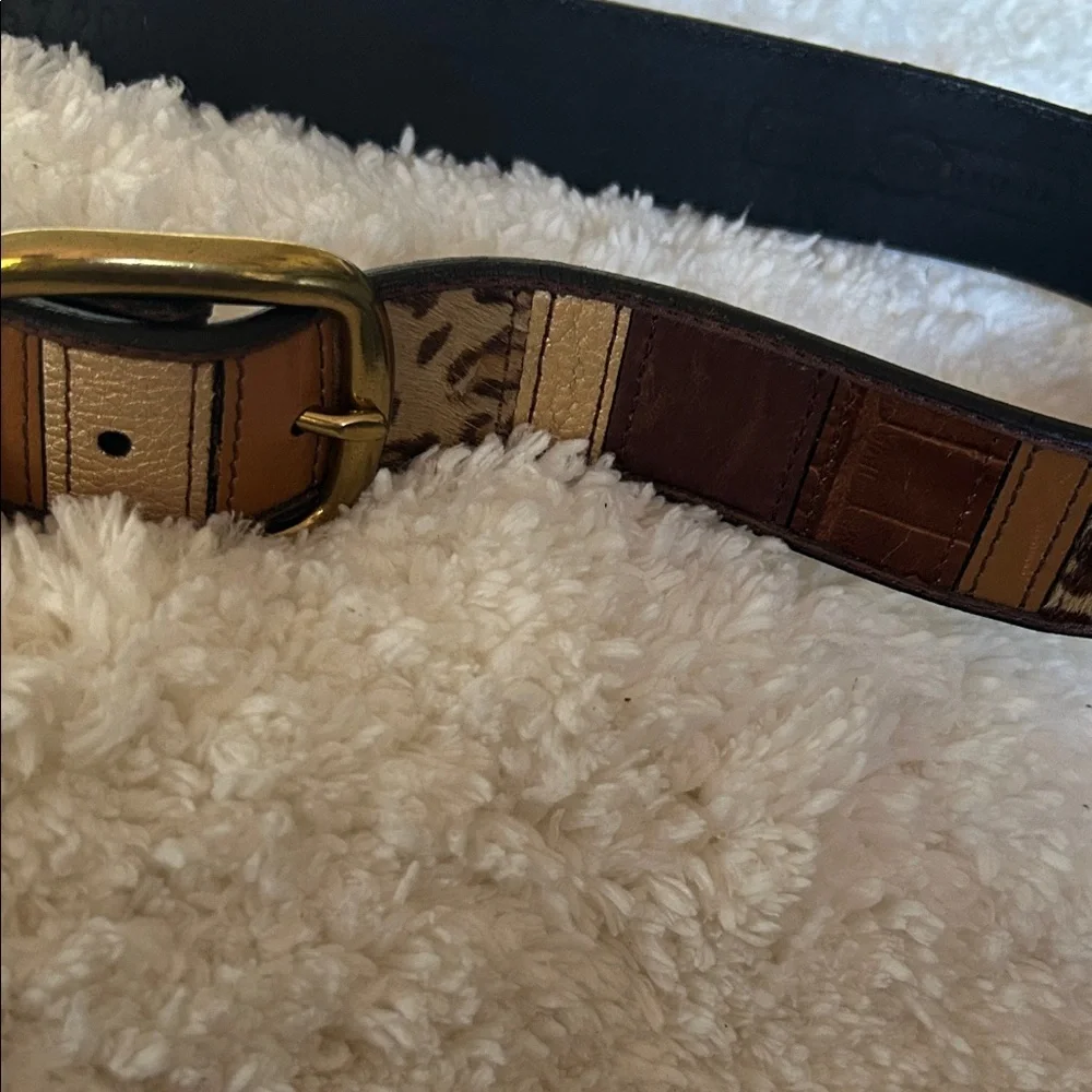 Fossil Women's Multicolor Leather Belt